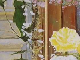 Con las flores del jardín